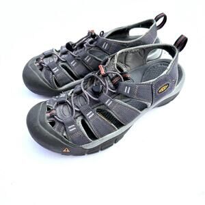 KEEN NEWPORT H2 Mens 10 Fisherman Sandals blue/black/orange Water Hiking T81
